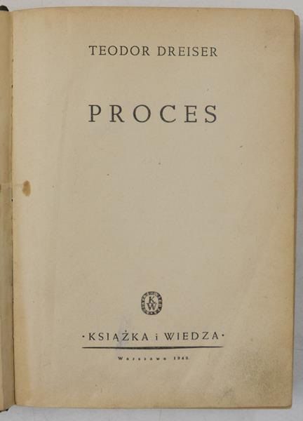 Proces, 1949 r.