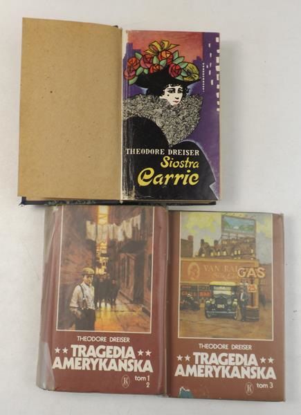 Siostra Carrie / Tragedia amerykańska, Tom I-III