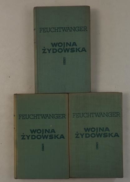 Wojna żydowska, Tom I - III