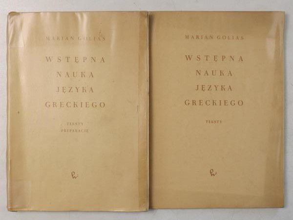 Wstępna nauka języka greckiego, Część I-II