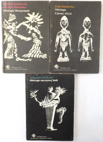 Mitologia Czarnej Afryki  Mitologia starożytnej Italii  Mitologia Mezopotamii