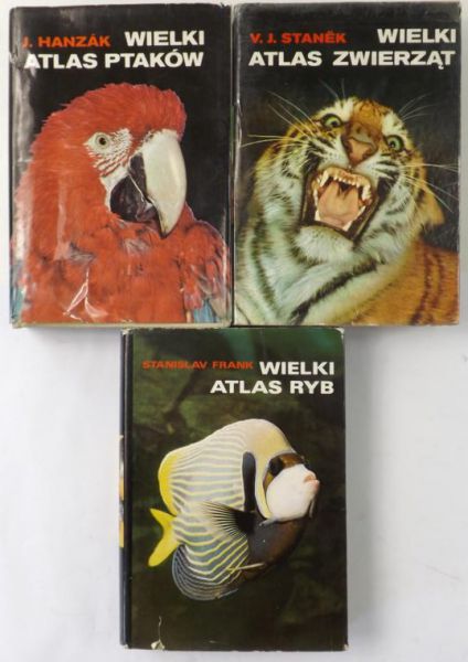 Frank Stanislav, Hanzak  - Wielki atlas: zwierząt / ryb / ptaków