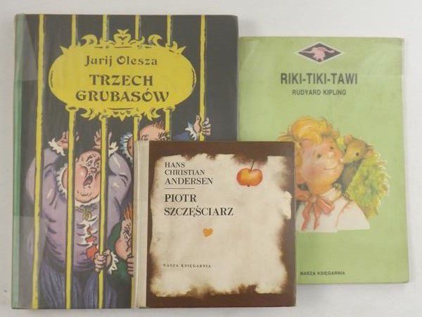 Andersen Hans Christian, Kipling Rudyard - Trzech grubasów / Piotr szczęściarz / Riki -Tiki - Tawi