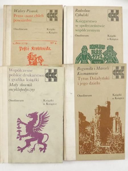 Kosmanowicz Bogumiła i Marceli, Cybulski Radosław, Pisarek Walery - Seria Książki o Książe, 4 książki