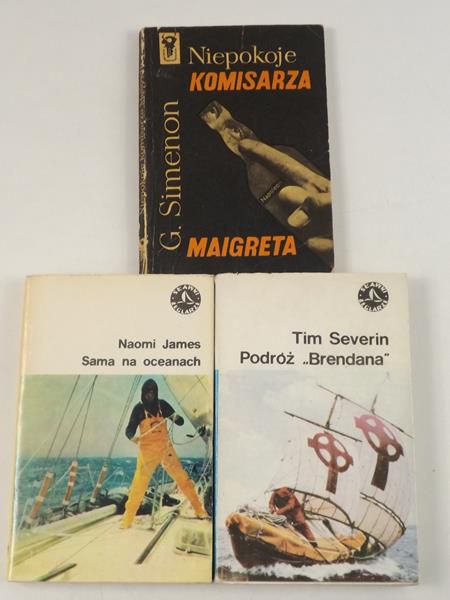 Simenon S. / James N. / Severin T. - Niepokoje komisarza Maigreta / Sama na oceanach / Podróż "Berndana"