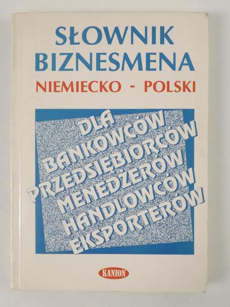 Słownik biznesmena niemiecko-polski