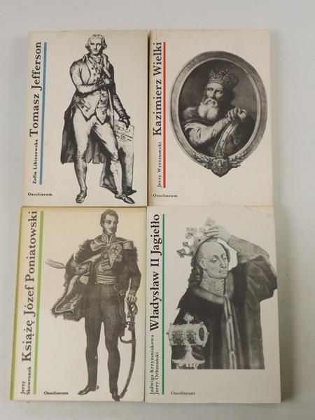Książę Józef Poniatowski  Tomasz Jefferson  Władysław II Jagiełło  Kazimierz Wielski