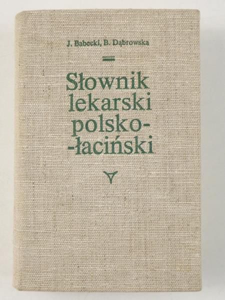 Słownik lekarski polsko-łaciński