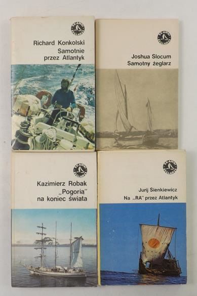 Slocum Joshua, Sienkiewicz Jurij, Konkolski Richard, Robak Kazimierz - Seria: Sławni Żeglarze - 4 książki