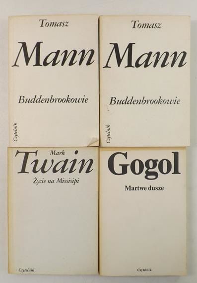 Twain Mark, Gogol Mikołaj,   - Życie na Missisipi / Martwe dusze / Buddenbrookowie, Tom I-II