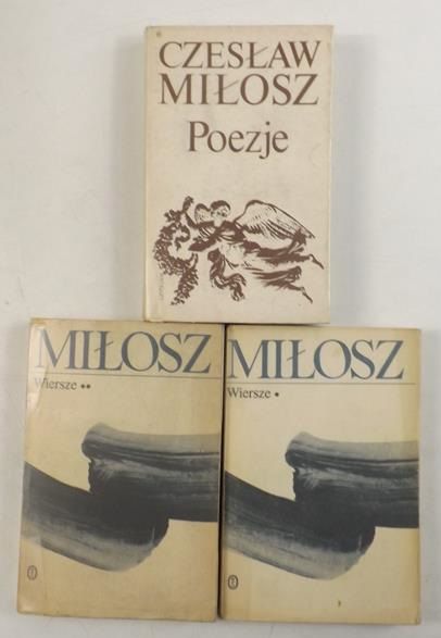 Poezje/ Wiersze, zestaw 3 książki