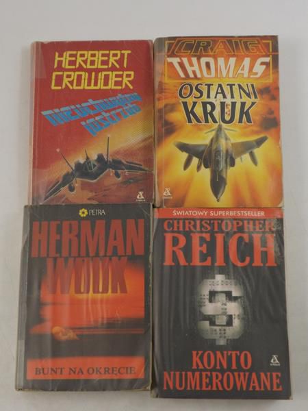 Crowder H./Woux H./Reich C./Thomas C.- Zestaw 4 książek
