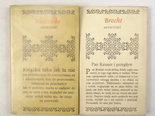 Brecht / Nietzsche - Aforyzmy