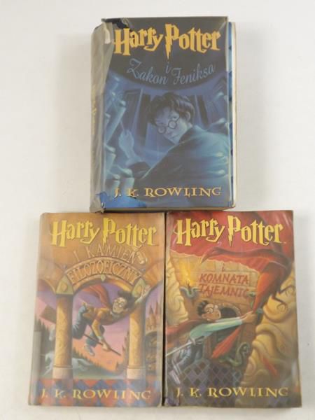 Harry Potter i kamień filozoficzny / Harry Potter i komnata tajemnic / Harry Potter i Zakon Feniksa