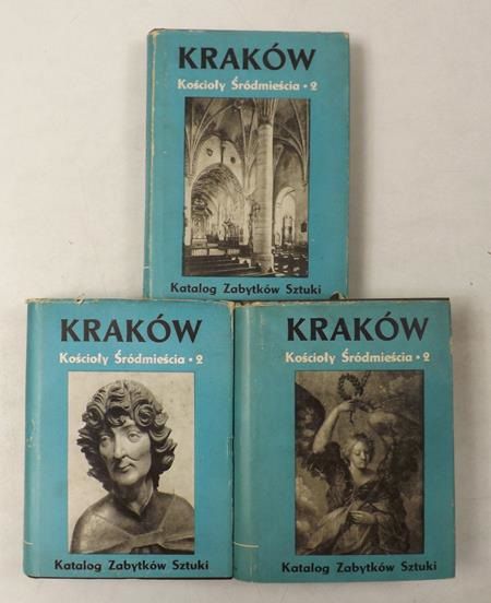 Kraków. Katalog zabytków sztuki w Polsce, 3 tomy