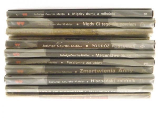 Courths-Mahler Jadwiga, Courts-Mahlerr Hedwig - Zestaw 11 książek