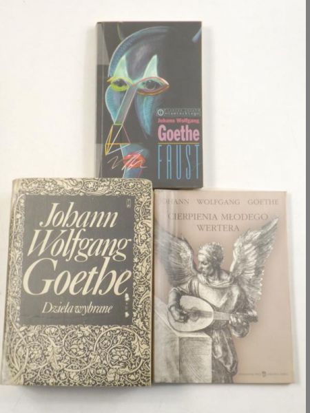 Goethe Johann Wolfgang  - Faust / Cierpienia młodego Wertera / Dzieła wybrane