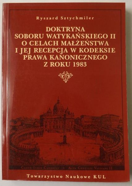 Doktryna Soboru Watykańskiego II o celach małżeństwa i jej recepcja w Kodeksie Prawa Kanonicznego  z roku 1983
