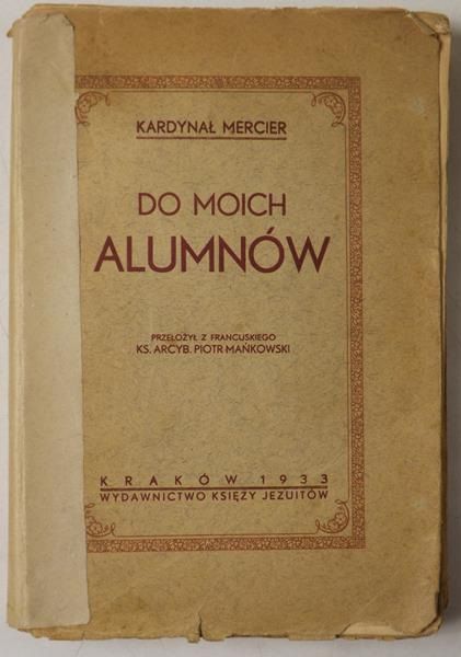 Do moich alumnów, 1933 r.