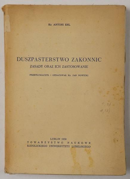 Duszpasterstwo zakonnic. Zasady oraz ich zastosowanie