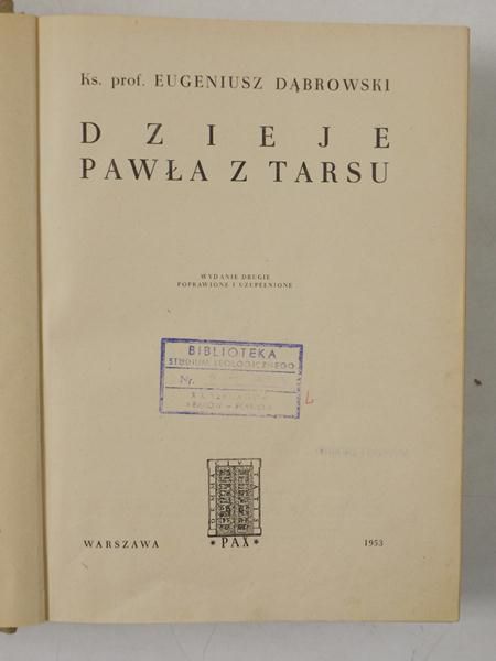 Dzieje Pawła z Tarsu