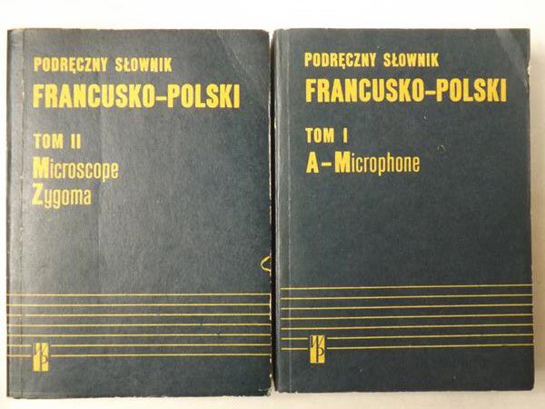 Kupisz Kazimierz,    - Podręczny słownik francusko-polski, tom I-II