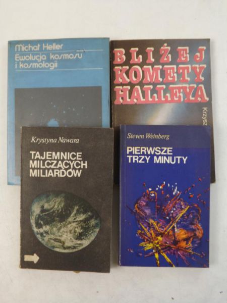 Heller Michał,  , Ziołkowski Krzysztof, Weinberg Steven  - Ewolucja kosmosu i kosmologii / Tajemnice milczących miliardów / Bliżej komety Halleya / Pierwsze trzy minuty