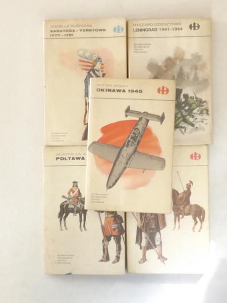 Sikorski Janusz / Dzieszyński Ryszard / Rusinowa Izabella / Serczyk Władysław / Wolny Antoni - Kanny 216 p. n. e. / Leningrad 1941-1944 / Saratoga-Yorktown 1777-1781 / Połtawa 1709 / Okinawa 1945