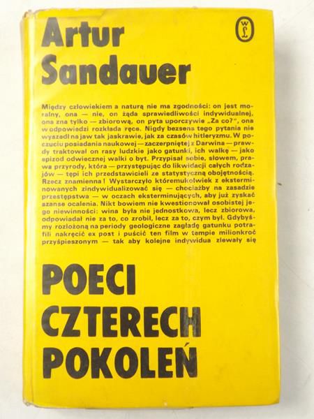 Sandauer Artur  - Poeci czterech pokoleń