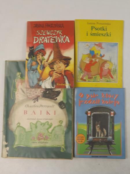 Perrault Charles,  , Pisarski Roman - Bajki / Psotki i śmieszki / Szewczyk Dratewka / O psie, który jeździł koleją