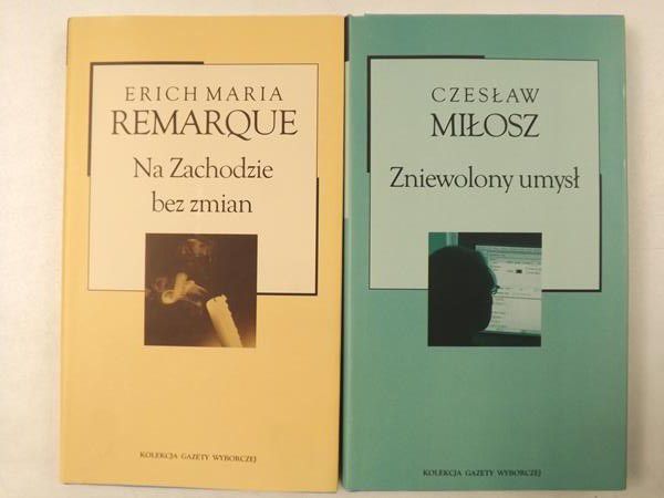 Miłosz Czesław - Na Zachodzie bez zmian /  Zniewolony umysł