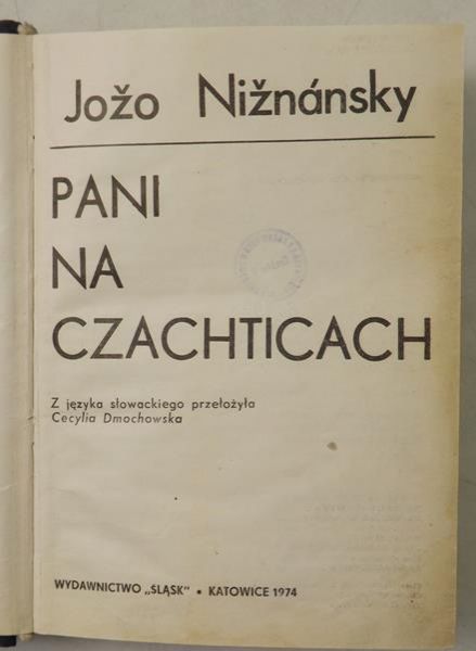 Pani na Czachticach