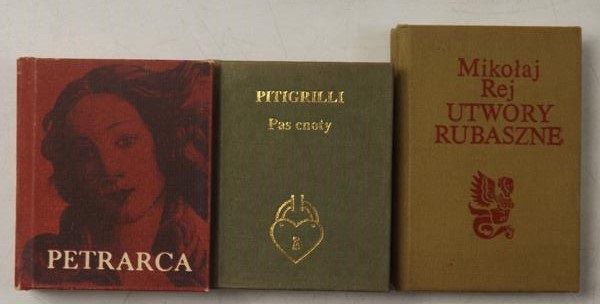 Utwory rubaszne  Pas Cnoty  Petrarca, Miniatura