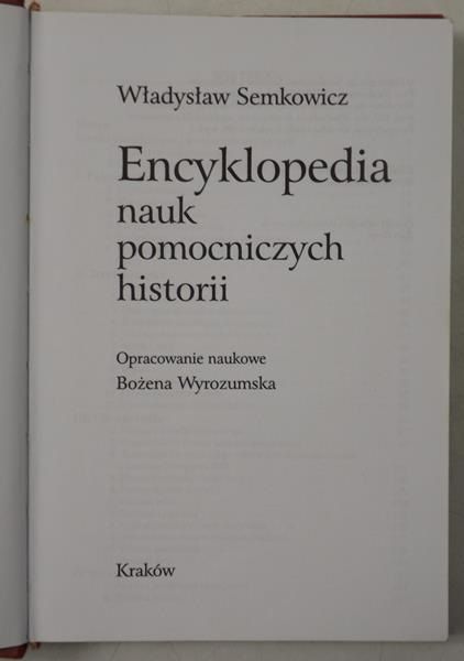 Władysłąw - Encyklopedia nauk pomocniczych historii