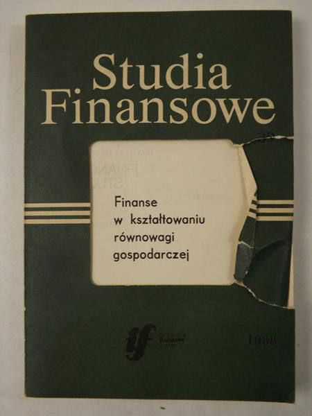 Studia finansowe 39