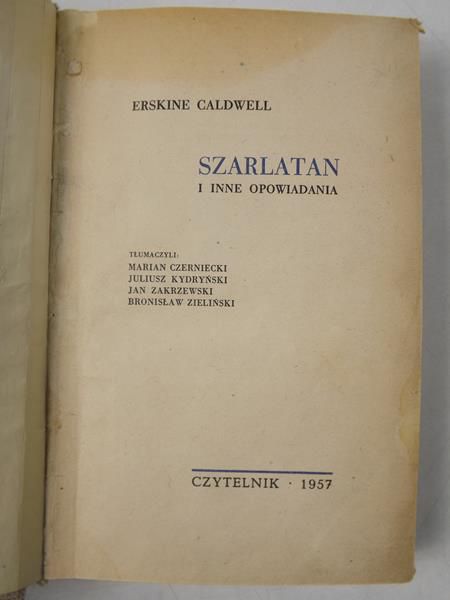 Caldwell Erskine - Szarlatan i inne opowiadania