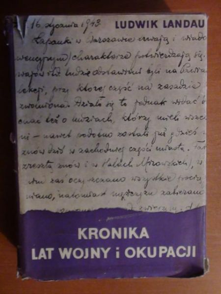 Landau Ludwik - Kronika lat wojny i okupacji Tom I