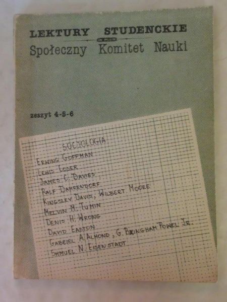 Społeczny Komitet Nauki, zeszyt 4-5-6