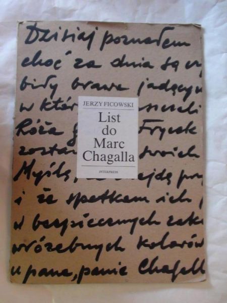List do Marc Chagalla
