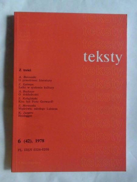 Teksty, 6 (42), 1978
