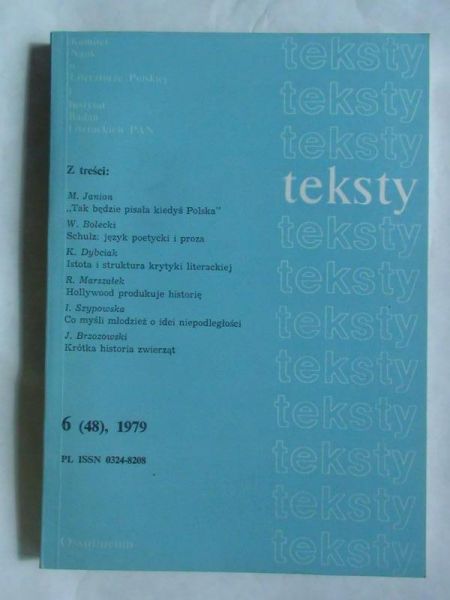 Teksty, 6 (48), 1979