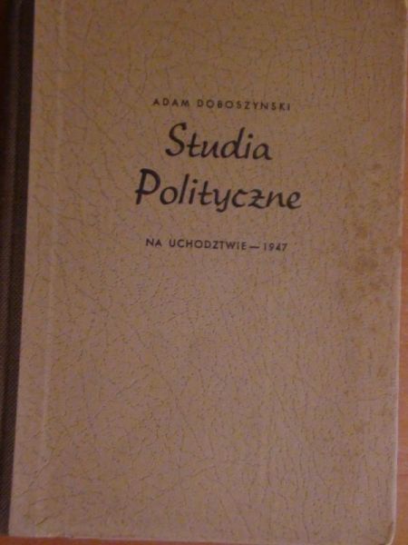Doboszyński Adam - Studia polityczne