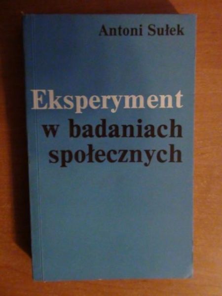Eksperyment w badaniach społecznych