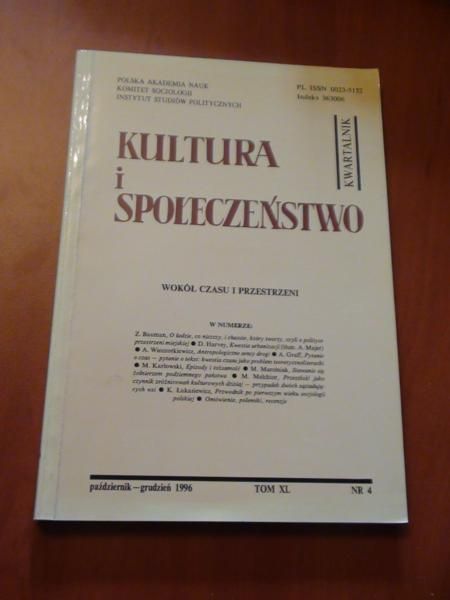 Kultura i Społeczeństwo 4/1996