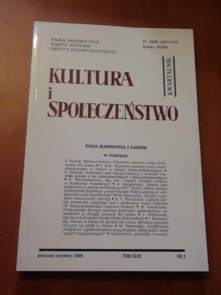Kultura i Społeczeństwo 2/1999