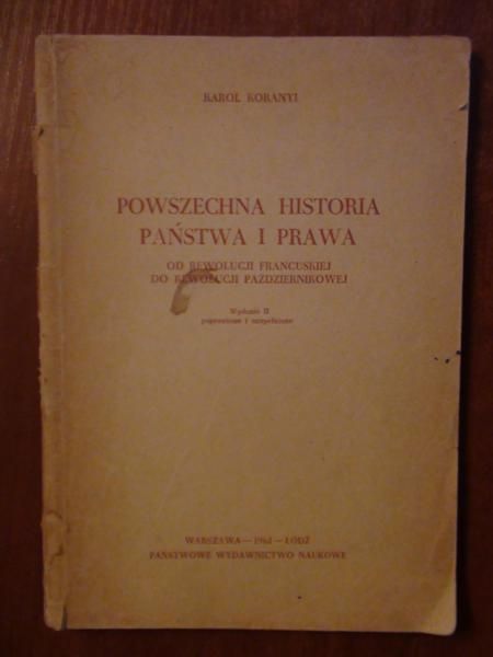 Powszechna historia państwa i prawa