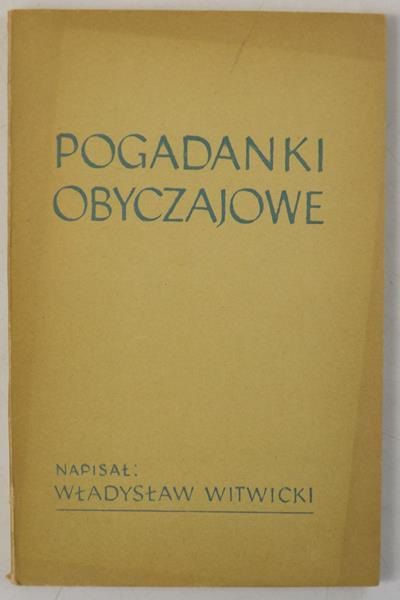 Pogadanki obyczajowe