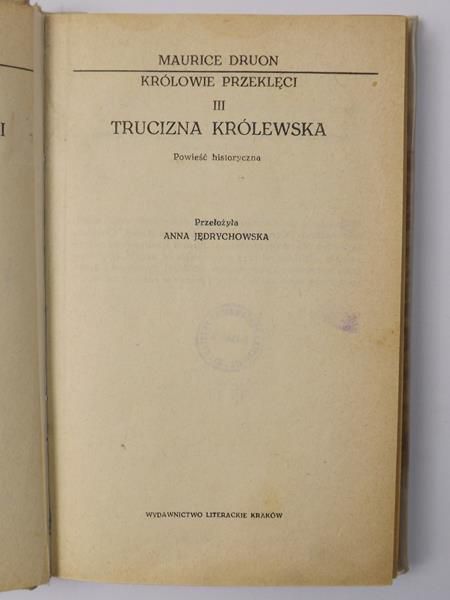 Królowie przeklęci, tom III. Trucizna Królewska