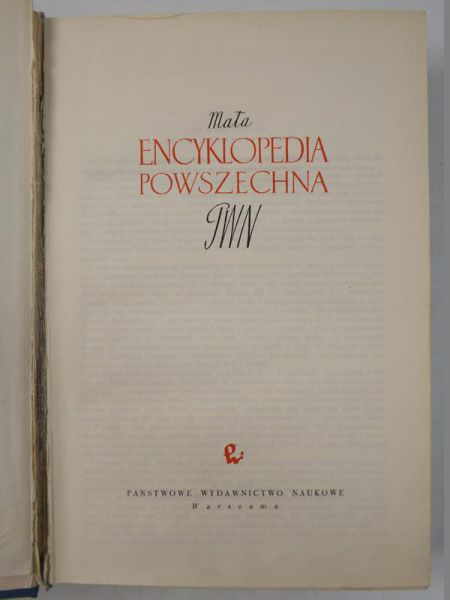 Mała encyklopedia powszechna PWN