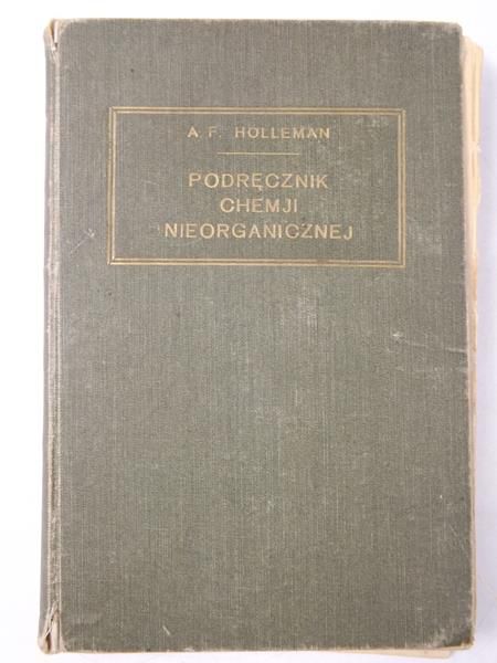 Podręcznik chemji nieorganicznej. 1928 r.